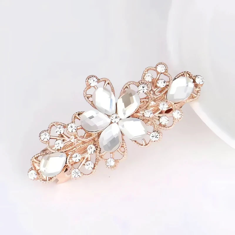 Barrette Bijou Cheveux Courts Exquis Détail