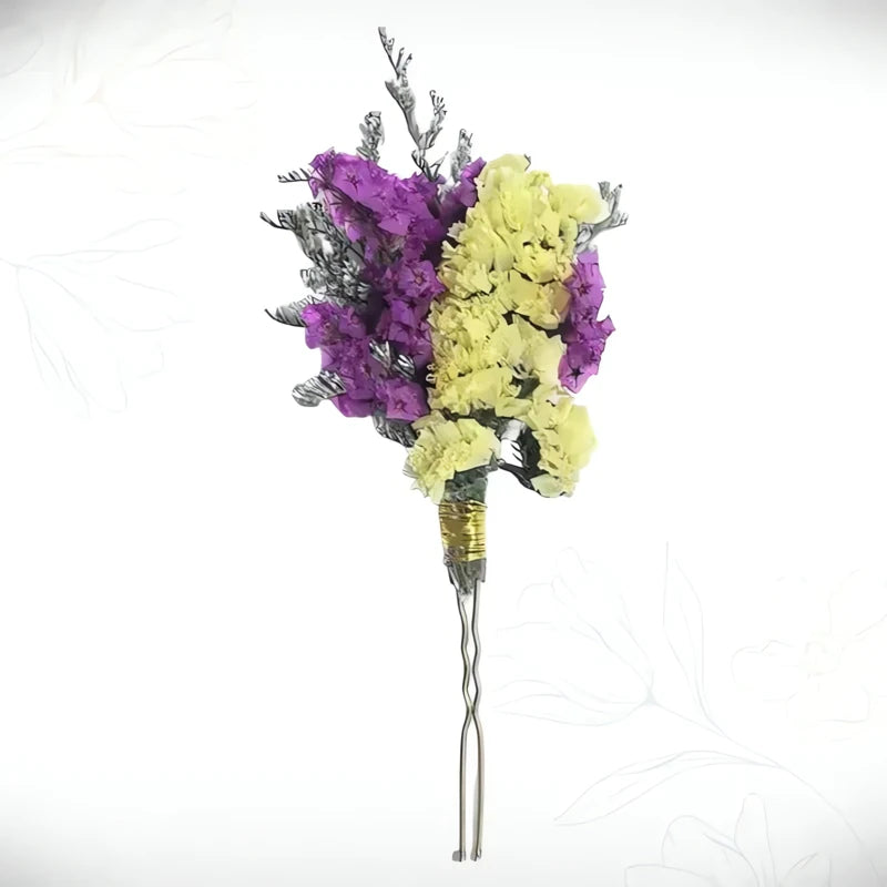 Barrette Cheveux Champêtre Brise Fleurie