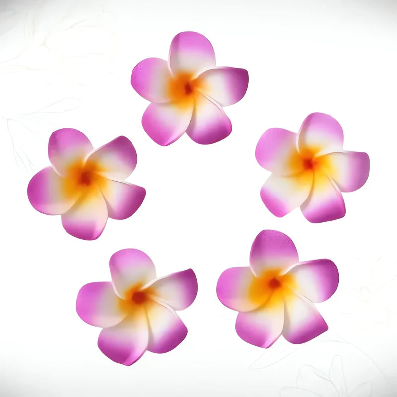 Barrette Cheveux Fleur Frangipanier Jardin D’Harmonie