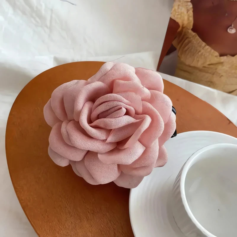 Barrette Cheveux Rose 9