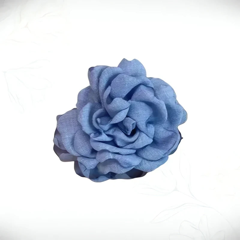 Barrette Cheveux Rose Parure Végétale