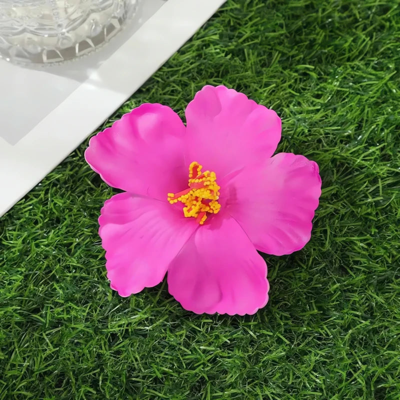 Barrette Fleur Hibiscus Cheveux 2