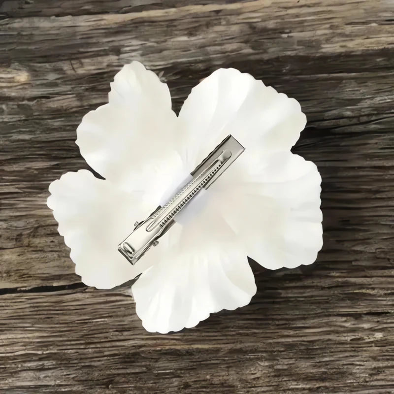 Barrette Fleur Hibiscus Cheveux 4
