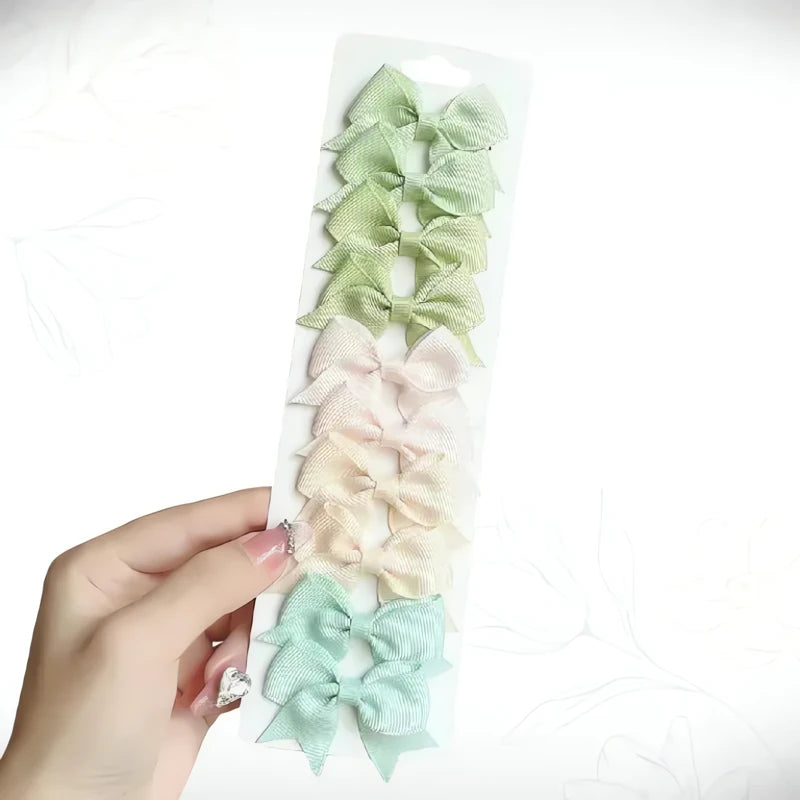 Barrette Nœud Cheveux Fille Petit Trésor