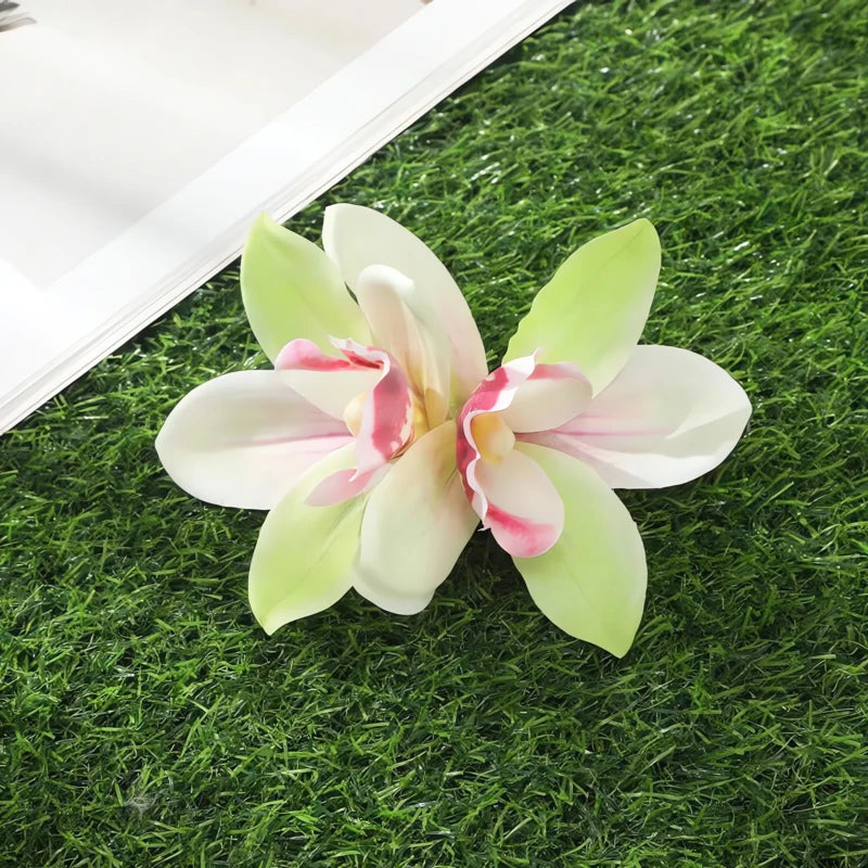 Barrette Orchidée Cheveux 2