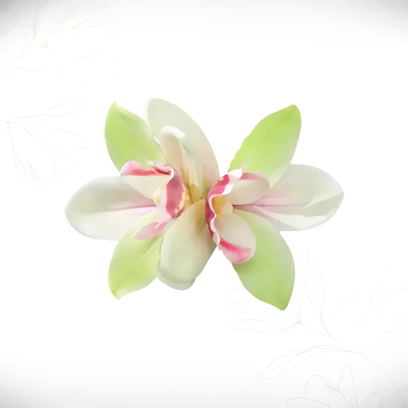 Barrette Orchidée Cheveux Grain De Pollen