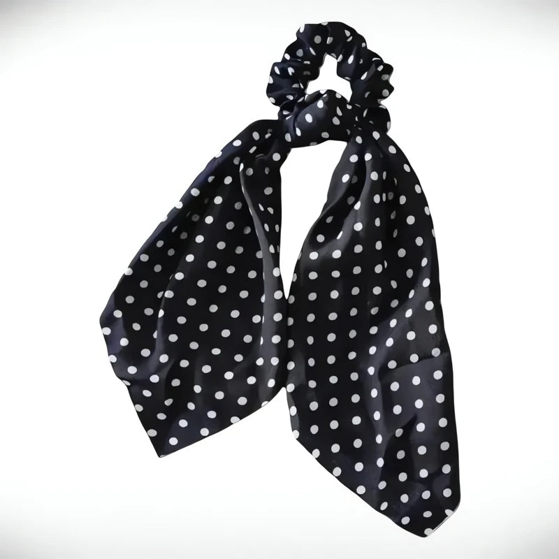 Chouchou Foulard Cheveux Court Noir