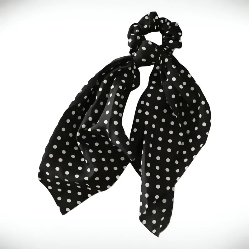 Chouchou Foulard Chignon Noir