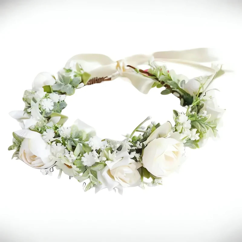 Couronne De Fleurs Mariage Bohème Splendeur Botanique