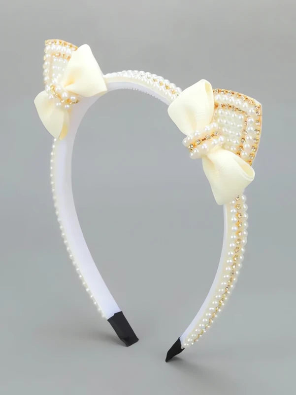 Serre-Tête Oreille De Chat Perle 2