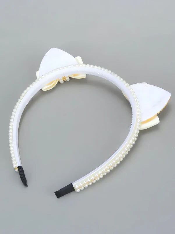 Serre-Tête Oreille De Chat Perle 4