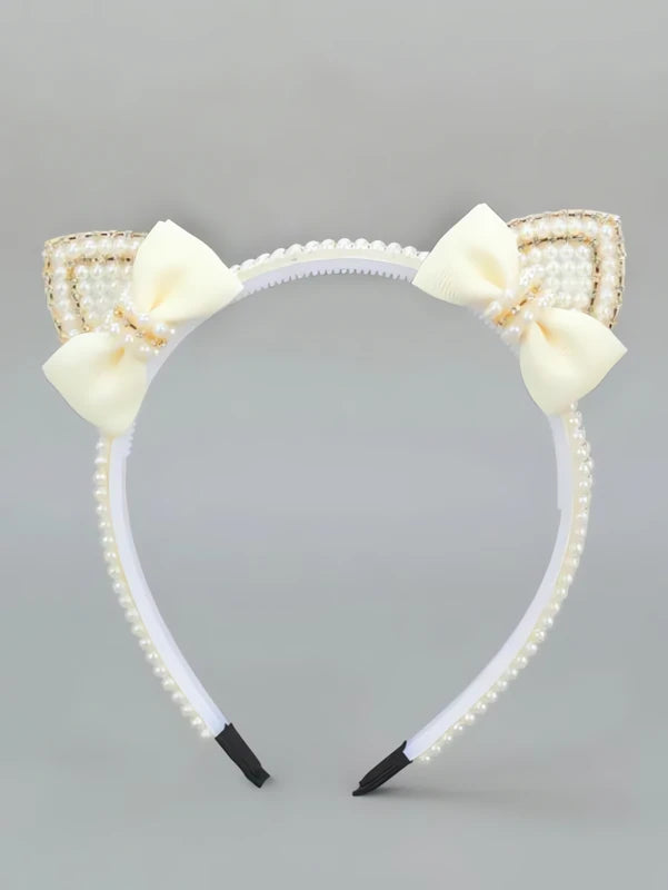 Serre-Tête Oreille De Chat Perle 6