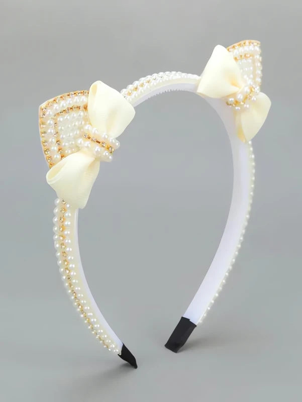 Serre-Tête Oreille De Chat Perle 8