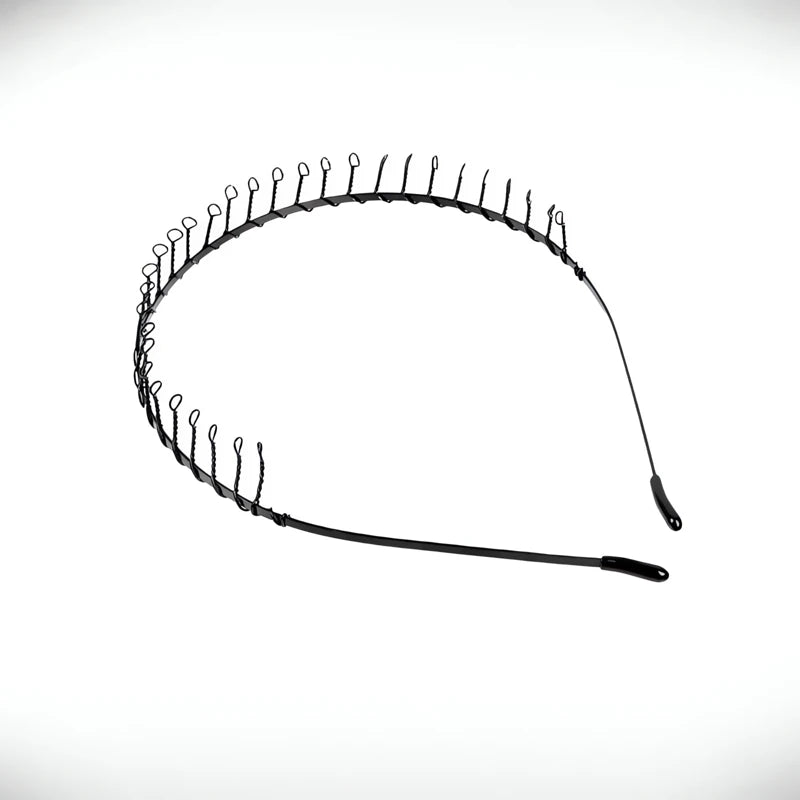 Serre-tête Peigne Homme Noir