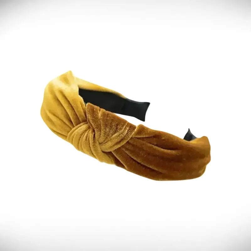 Serre-Tête Tresse Femme Jaune