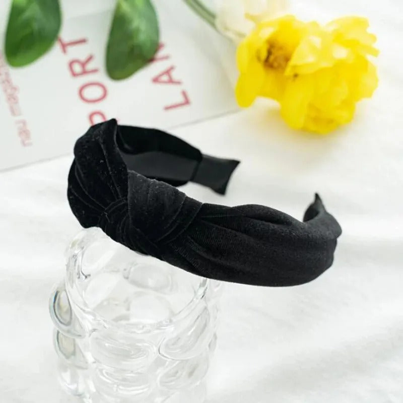 Serre-Tête Tresse Femme Noir 2