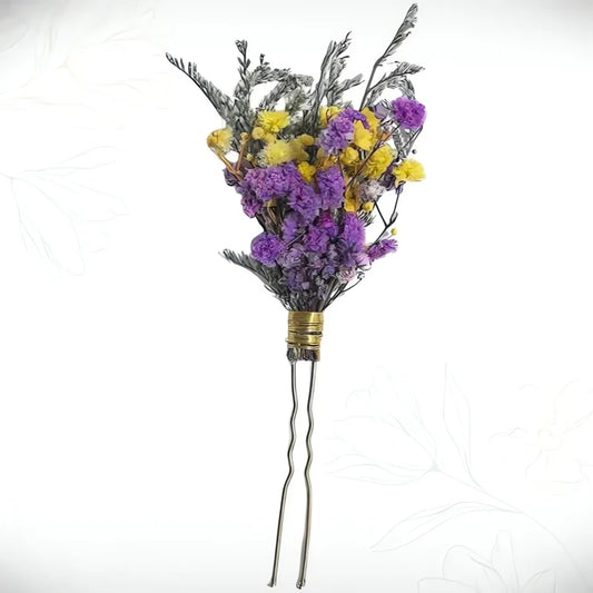Barrette Cheveux Champêtre Légende Florale