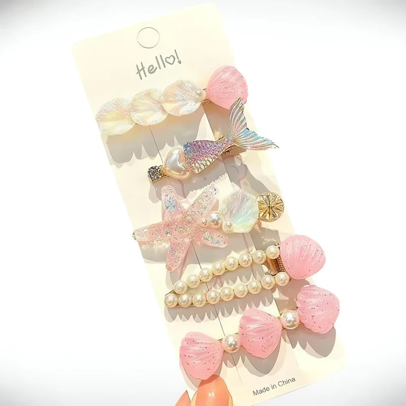Barrette Cheveux Coquillage Mélodie Audacieuse