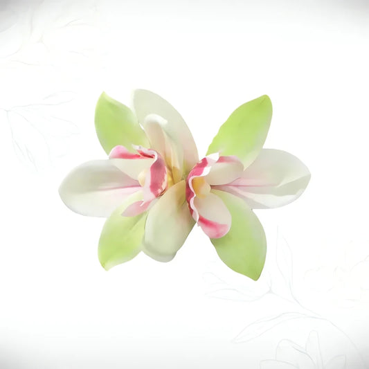 Barrette Orchidée Cheveux Grain De Pollen