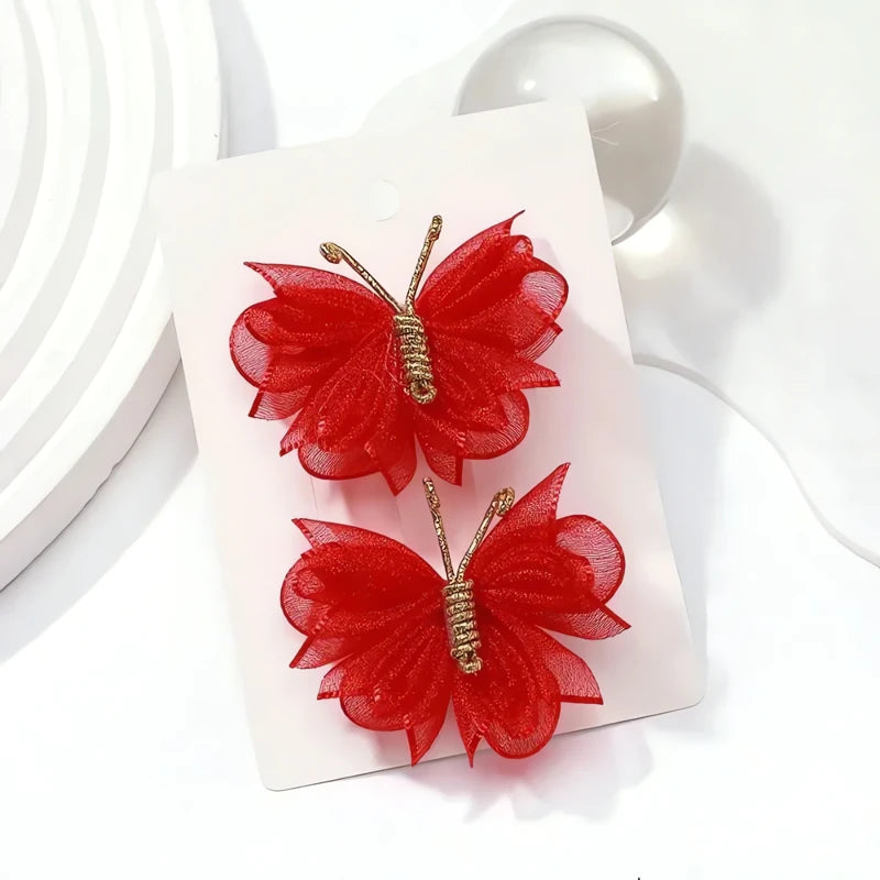 Barrette Papillon Cheveux 5