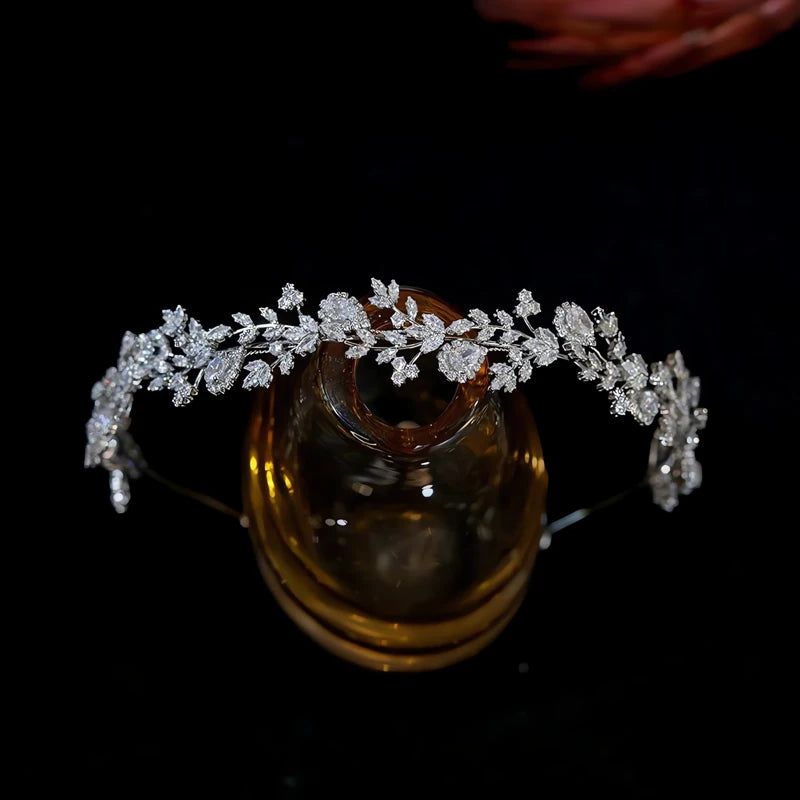 Bibi Serre-tête Pour Mariage Lune D'Argent