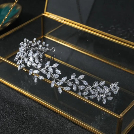 Bibi Serre-tête Pour Mariage Lune D'Argent