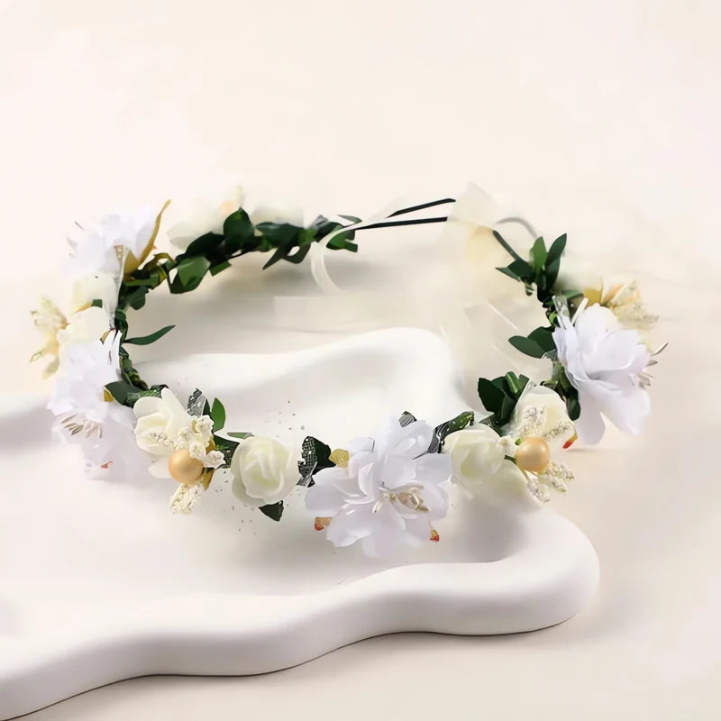 Couronne De Fleurs Blanche 2