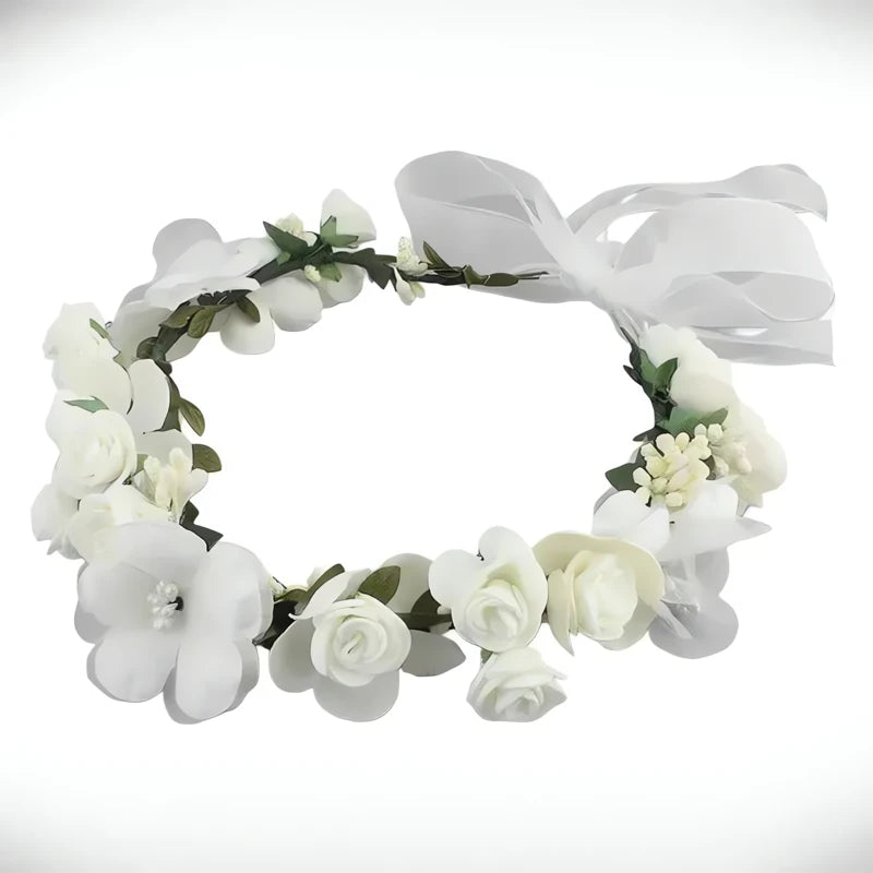 Couronne De Fleurs Communion Rêverie Champêtre