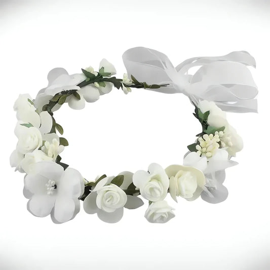 Couronne De Fleurs Communion Rêverie Champêtre