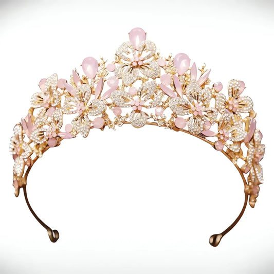 Diadème Mariage Fleurs Prestige Nuptial