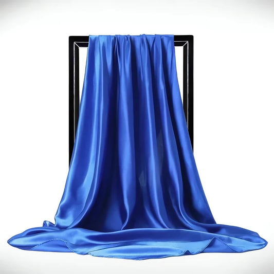Foulard Bleu Cheveux Poésie En Mouvement