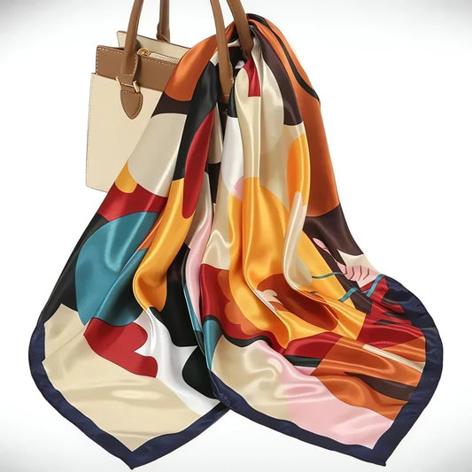 Foulard Carré Cheveux Femme Harmonie Parfaite