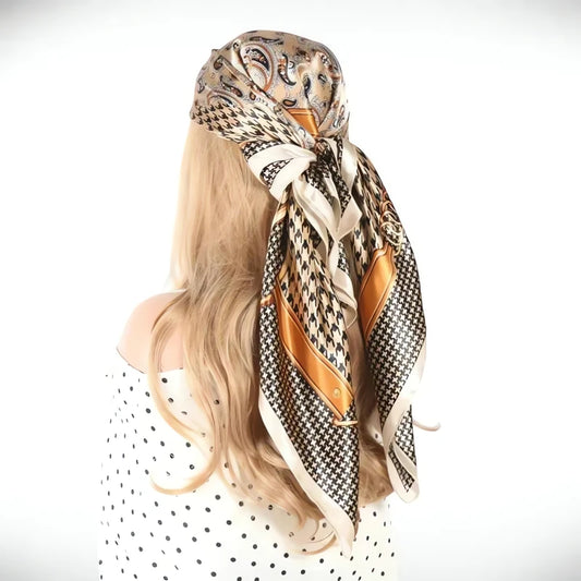 Foulard Cheveux Africain Beauté Épurée