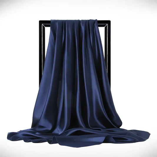 Foulard Cheveux Bleu Marine Légèreté Absolue