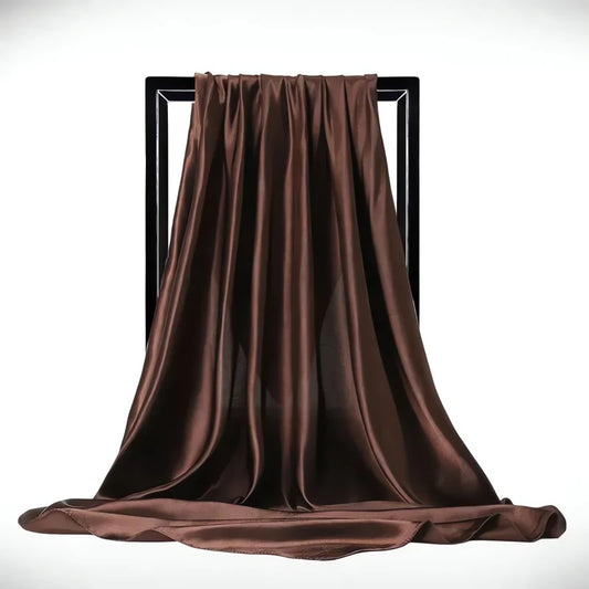 Foulard Cheveux Marron Mystère Subtil