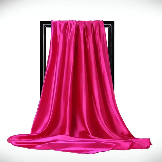 Foulard Cheveux Rose Détails Sublimes