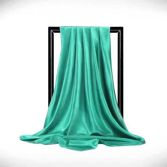 Foulard Cheveux Vert Menthe Allure Captivante