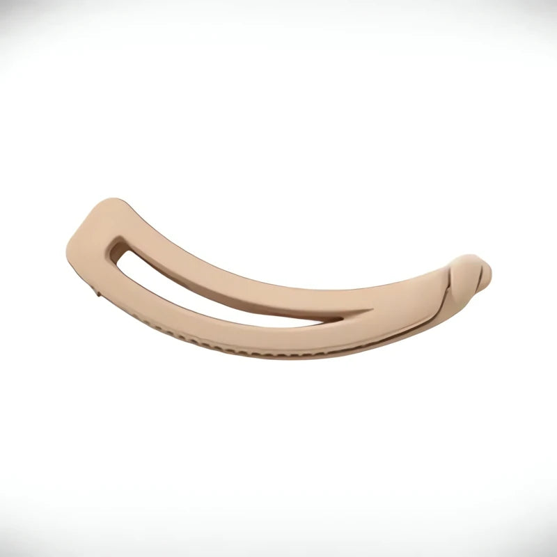 Pince À Cheveux Plate Beige