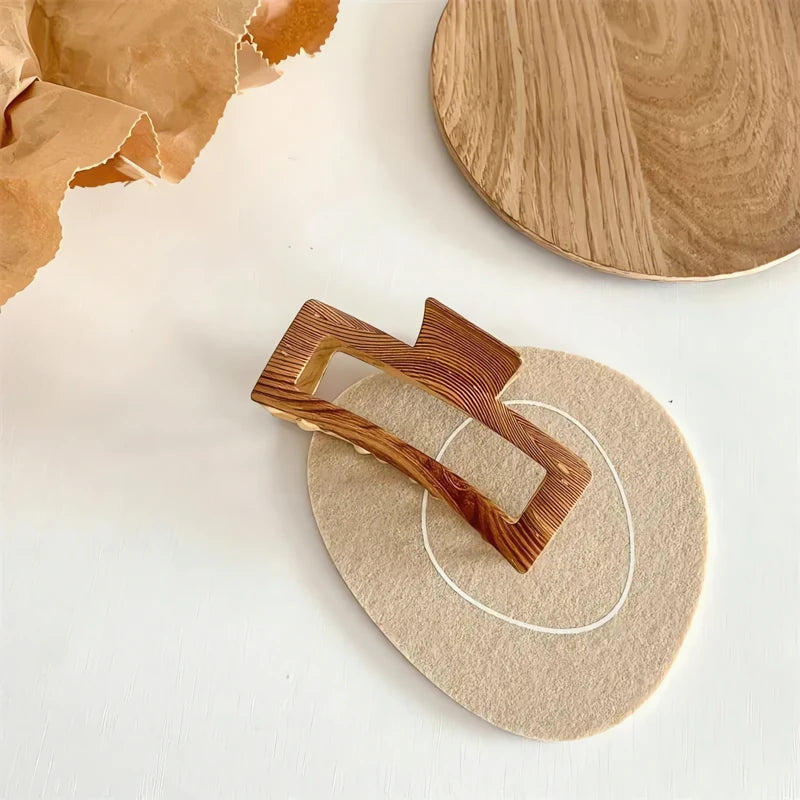 Pince Crabe Cheveux En Bois 2