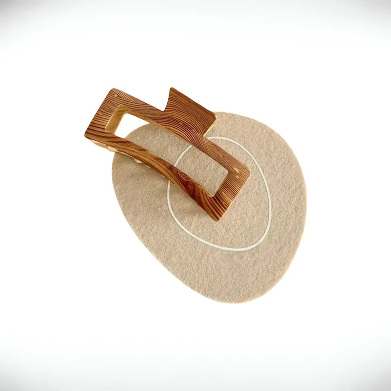Pince Crabe Cheveux En Bois Attache Expressive