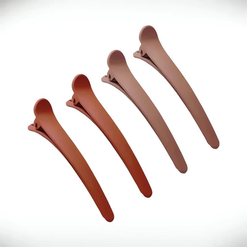 Pince Plate Pour Cheveux Marron X4