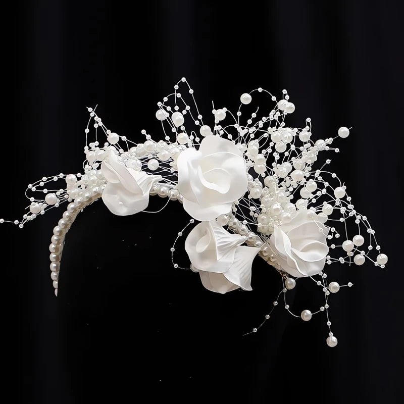 Serre-tête Cheveux Pour Mariage Perle Du Matin