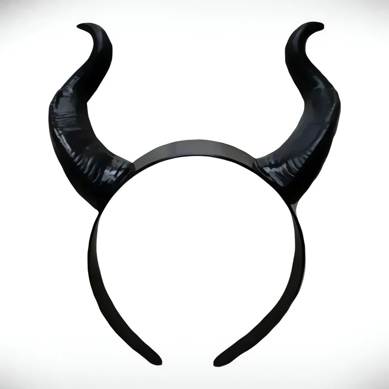 Serre-Tête Diable Noir Noir