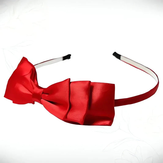 Serre-Tête Femme Noeud Rouge
