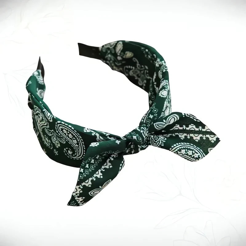Serre-Tête Noeud Papillon Vert