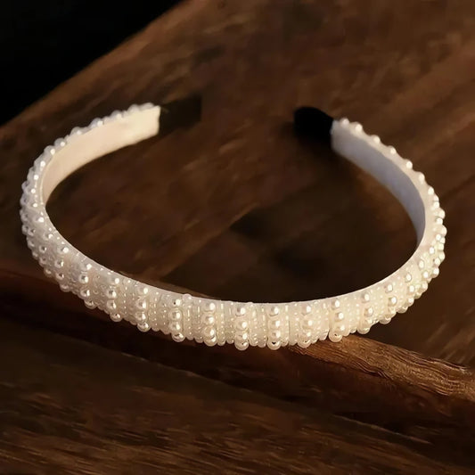 Serre-Tête Perle Mariage Blanc