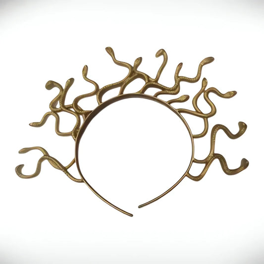 Serre-Tête Serpent Médusa Bronze